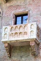 Verona's Romeo and Juliet balcony.