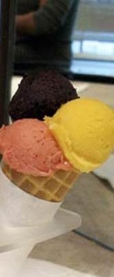 Dark chocolate wasabi and Gorgonzola and pears are among the flavors.